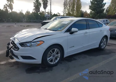 2018 Ford Fusion Hybrid Se из США, поврежденный, VIN 3FA6P0LU0JR284709